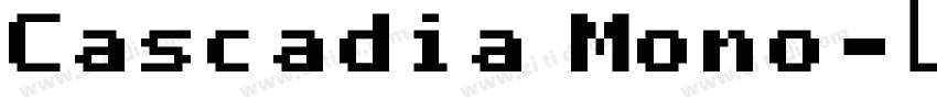 Cascadia Mono字体转换